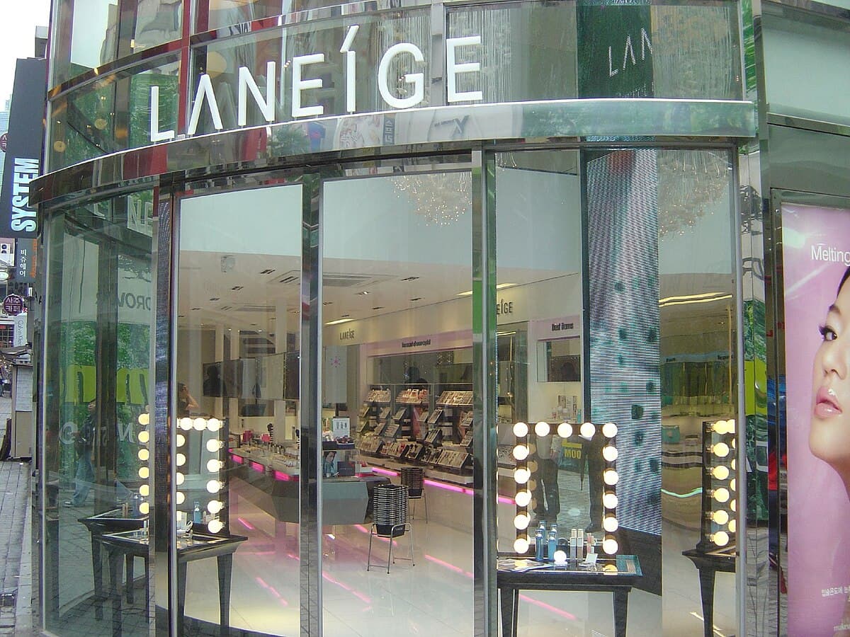 Một cửa hàng thương hiệu Laneige ở trung tâm Seoul